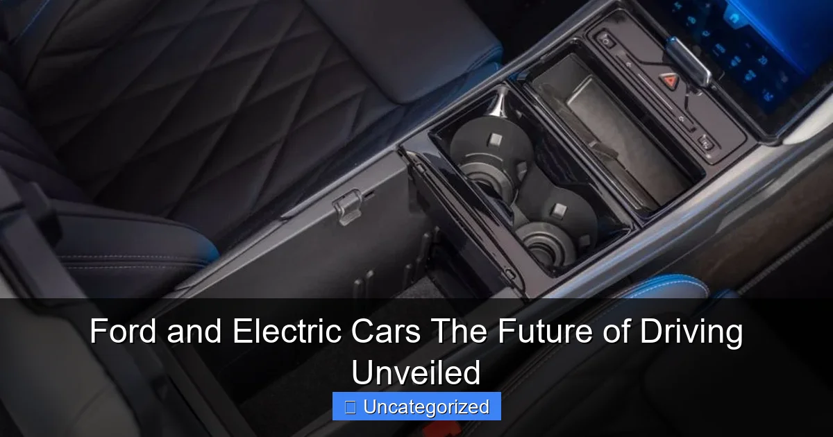 Ford and Electric Cars The Future of Driving Unveiled
