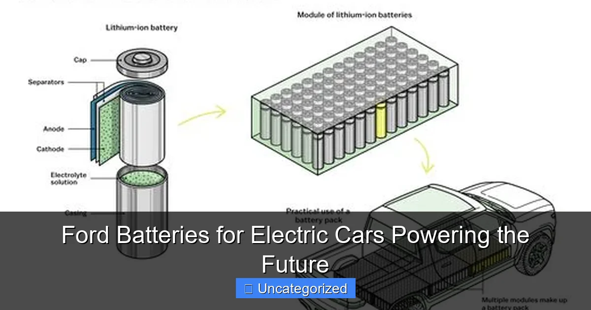 Ford Batteries for Electric Cars Powering the Future