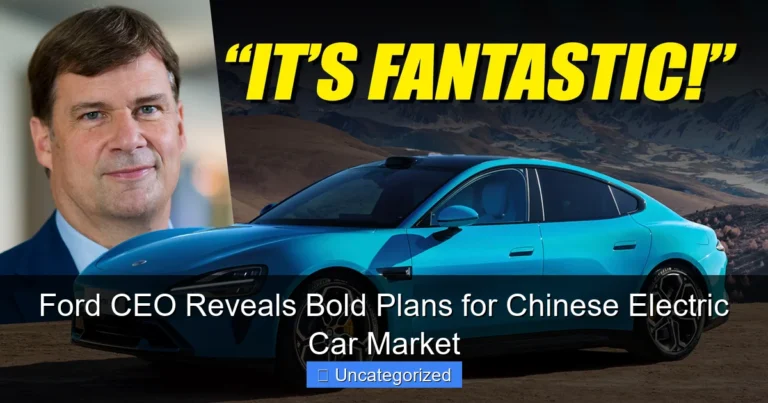 Ford CEO Reveals Bold Plans for Chinese Electric Car Market