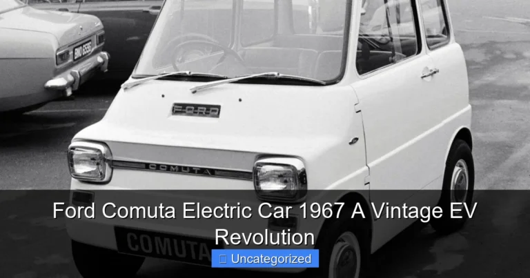 Ford Comuta Electric Car 1967 A Vintage EV Revolution