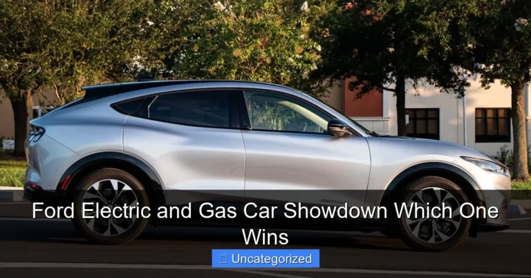 Ford Electric and Gas Car Showdown Which One Wins