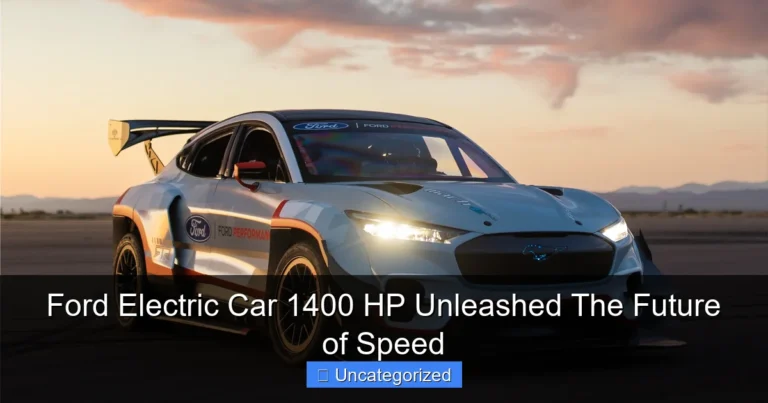 Ford Electric Car 1400 HP Unleashed The Future of Speed