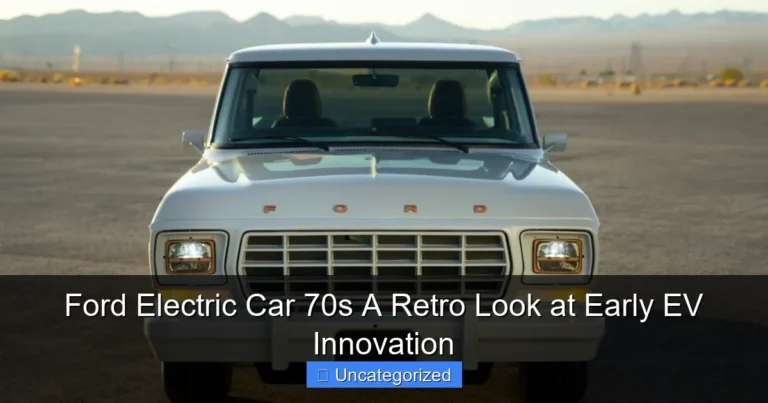 Ford Electric Car 70s A Retro Look at Early EV Innovation