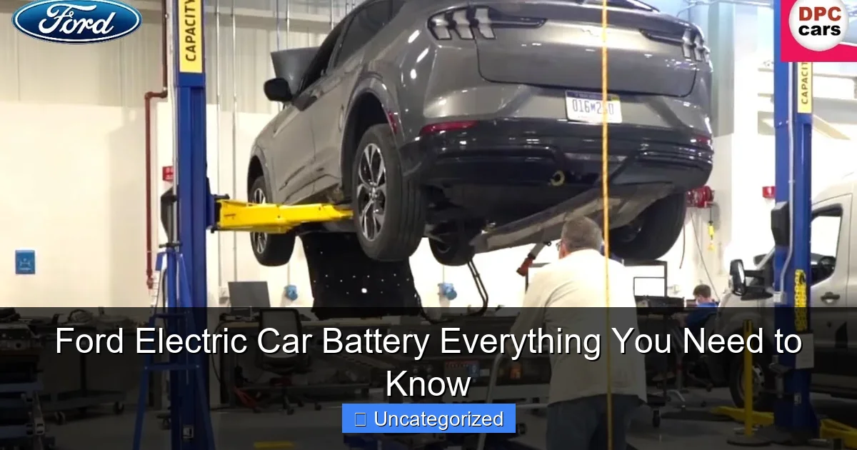 Ford Electric Car Battery Everything You Need to Know