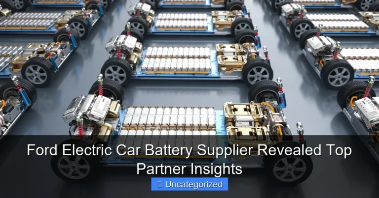 Ford Electric Car Battery Supplier Revealed Top Partner Insights