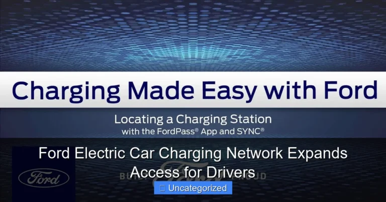 Ford Electric Car Charging Network Expands Access for Drivers