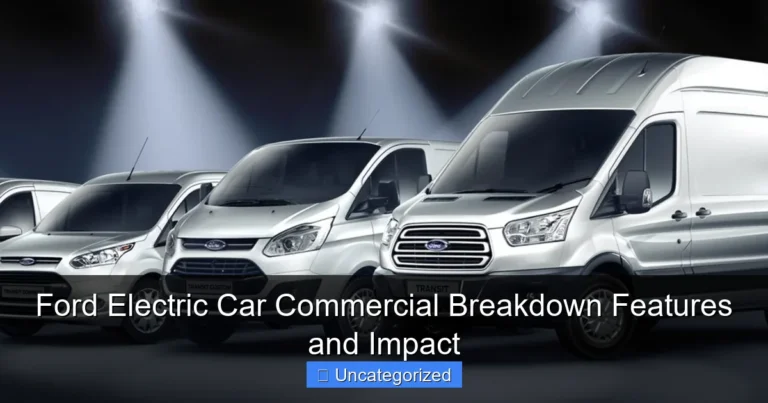 Ford Electric Car Commercial Breakdown Features and Impact