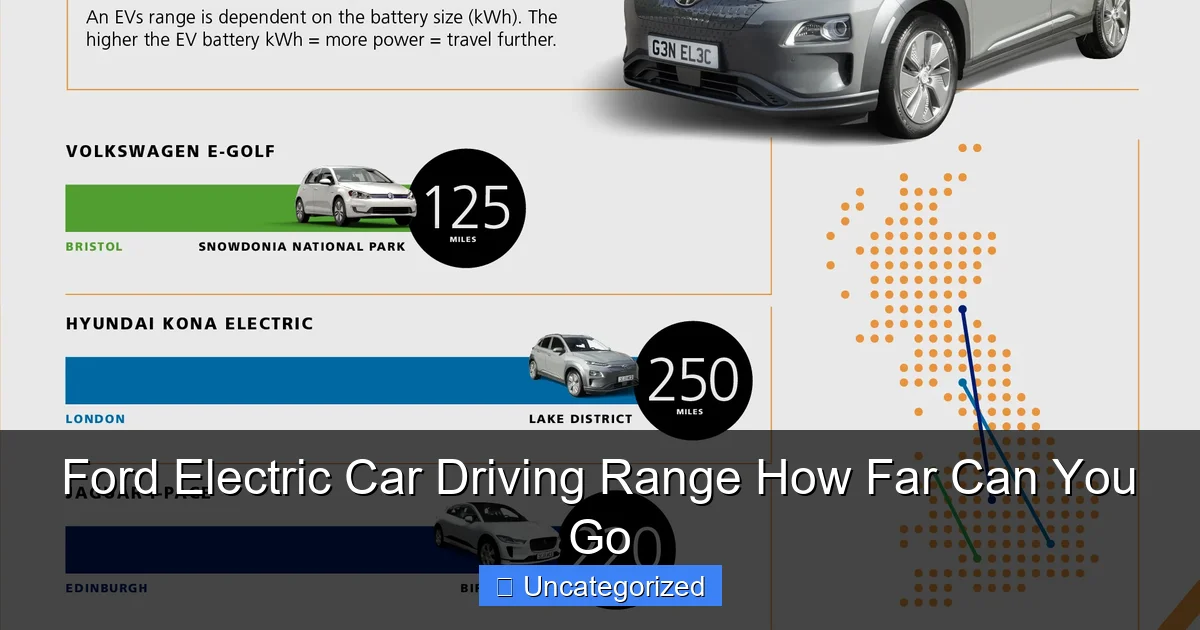 Ford Electric Car Driving Range How Far Can You Go