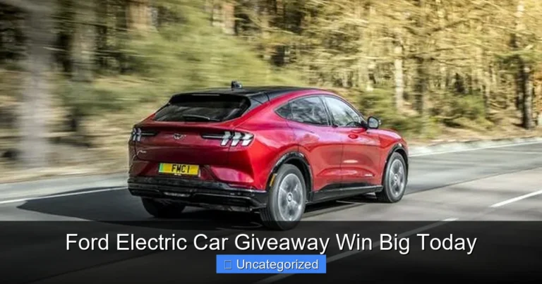Ford Electric Car Giveaway Win Big Today