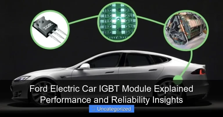 Ford Electric Car IGBT Module Explained Performance and Reliability Insights