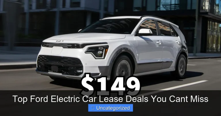 Top Ford Electric Car Lease Deals You Cant Miss