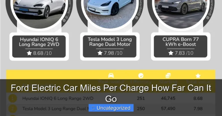 Ford Electric Car Miles Per Charge How Far Can It Go