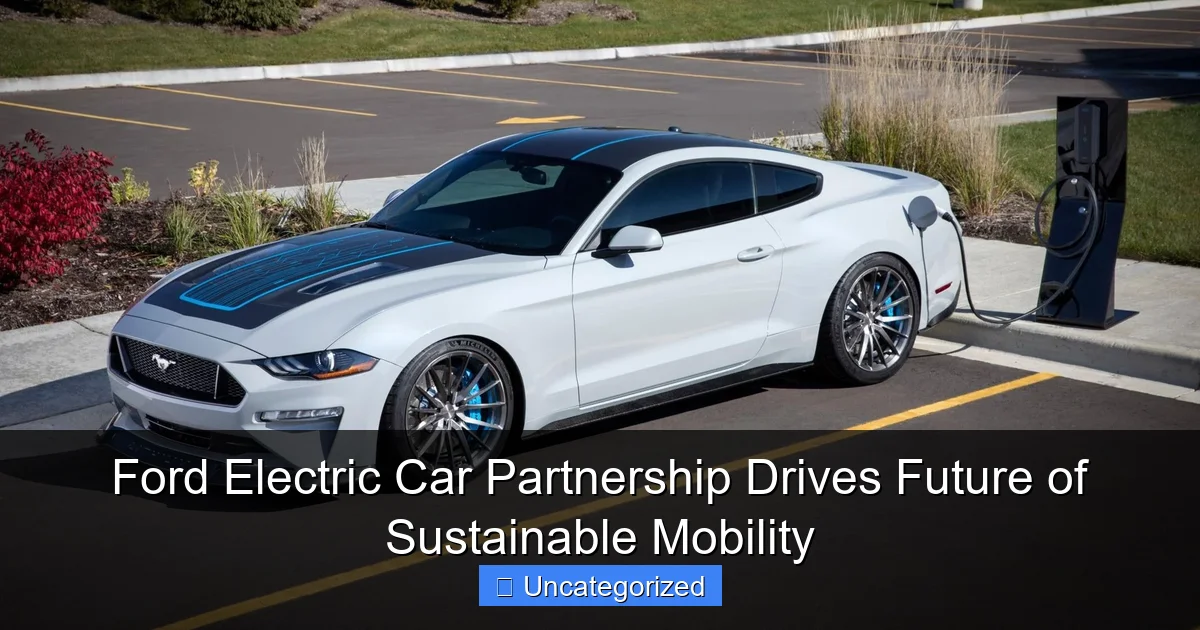 Ford Electric Car Partnership Drives Future of Sustainable Mobility