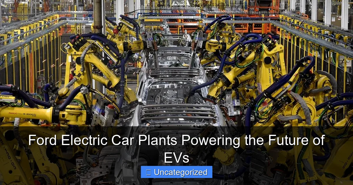 Ford Electric Car Plants Powering the Future of EVs