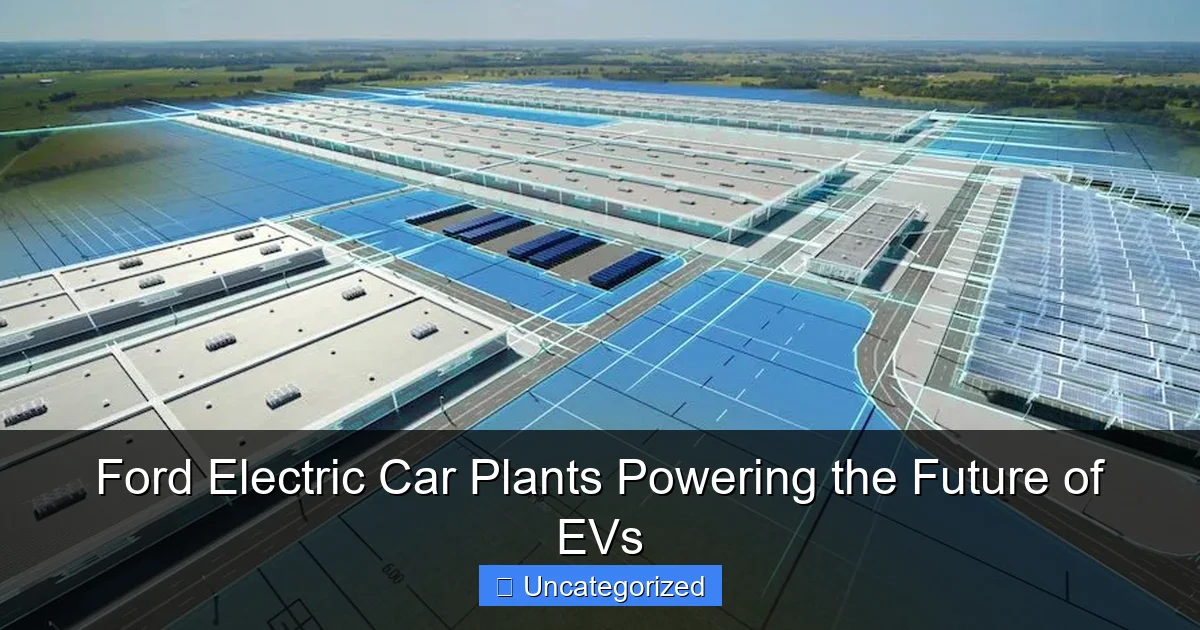 Ford Electric Car Plants Powering the Future of EVs