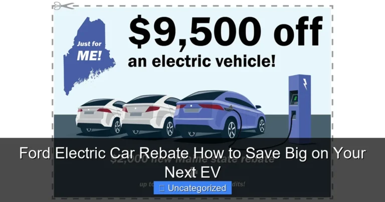 Ford Electric Car Rebate How to Save Big on Your Next EV