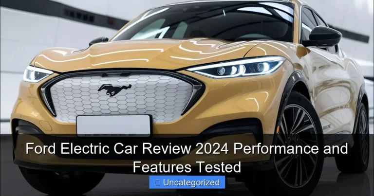 Ford Electric Car Review 2024 Performance and Features Tested