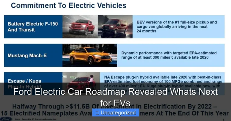 Ford Electric Car Roadmap Revealed Whats Next for EVs