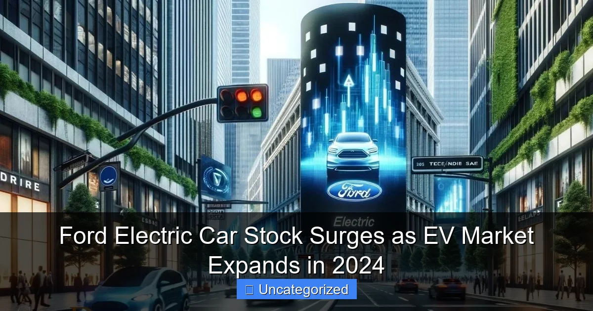 Ford Electric Car Stock Surges as EV Market Expands in 2024