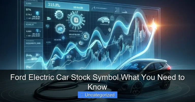 Ford Electric Car Stock Symbol What You Need to Know