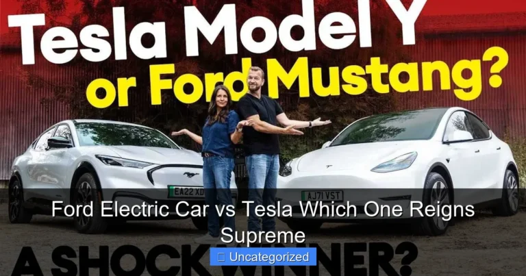 Ford Electric Car vs Tesla Which One Reigns Supreme