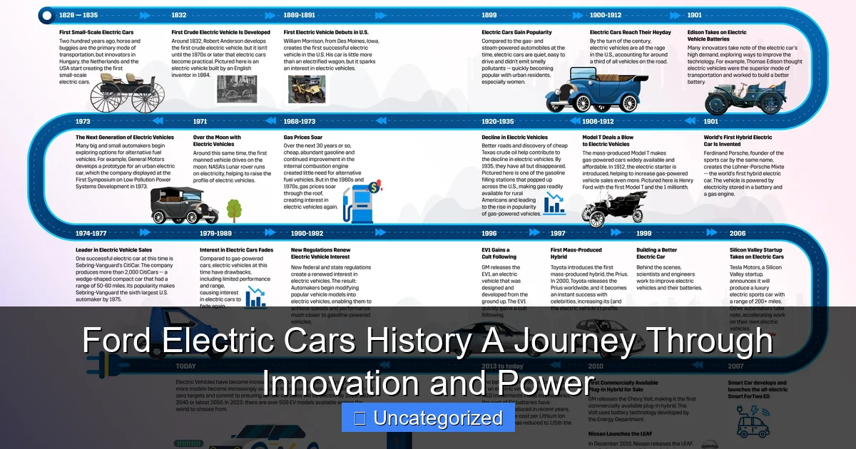 Ford Electric Cars History A Journey Through Innovation and Power