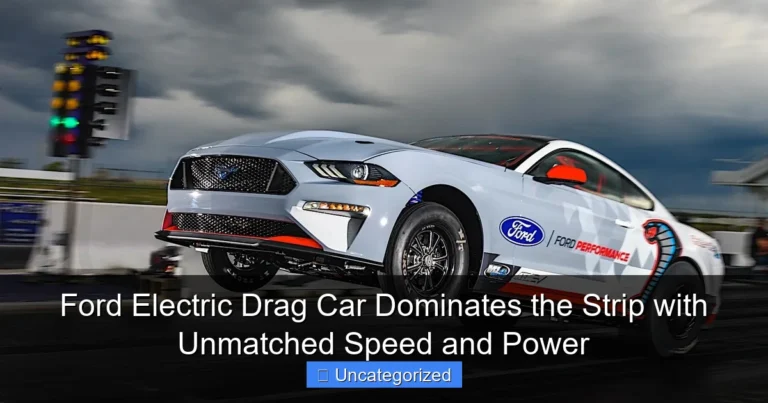 Ford Electric Drag Car Dominates the Strip with Unmatched Speed and Power