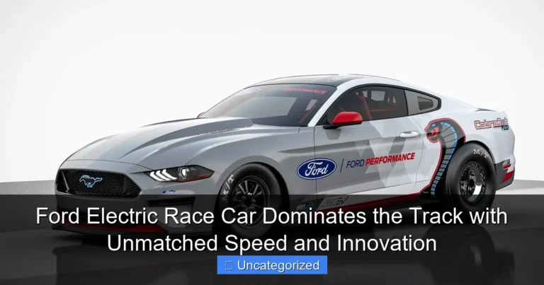 Ford Electric Race Car Dominates the Track with Unmatched Speed and Innovation