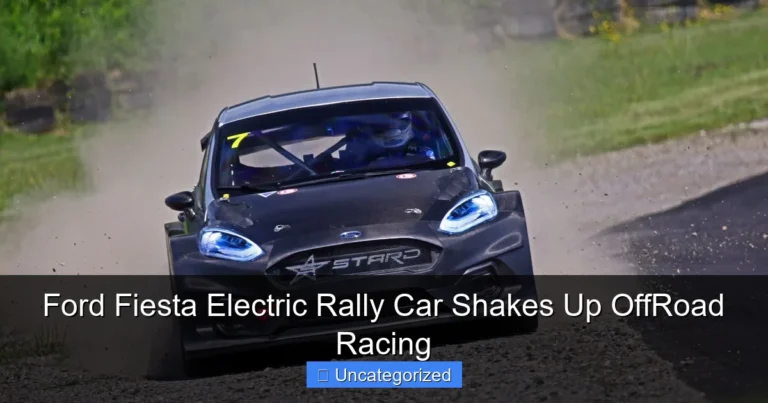 Ford Fiesta Electric Rally Car Shakes Up OffRoad Racing