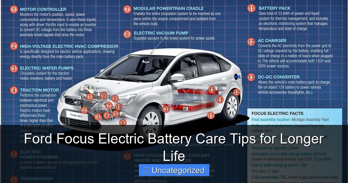 Ford Focus Electric Battery Care Tips for Longer Life