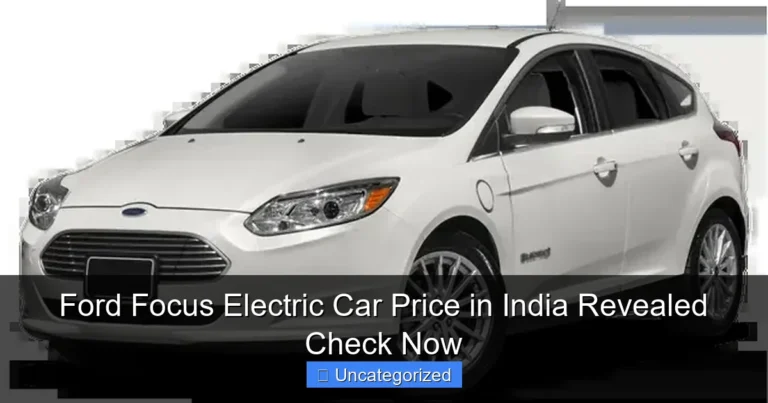 Ford Focus Electric Car Price in India Revealed Check Now