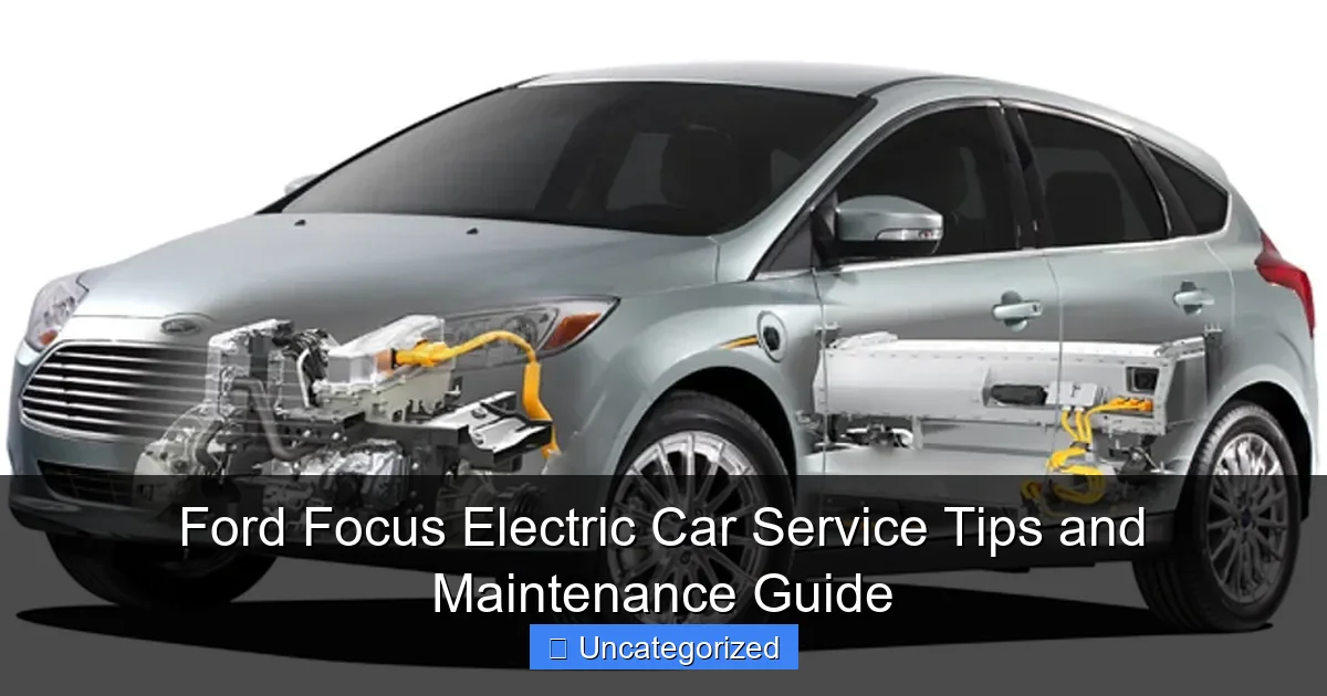 Ford Focus Electric Car Service Tips and Maintenance Guide