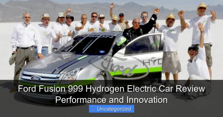 Ford Fusion 999 Hydrogen Electric Car Review Performance and Innovation