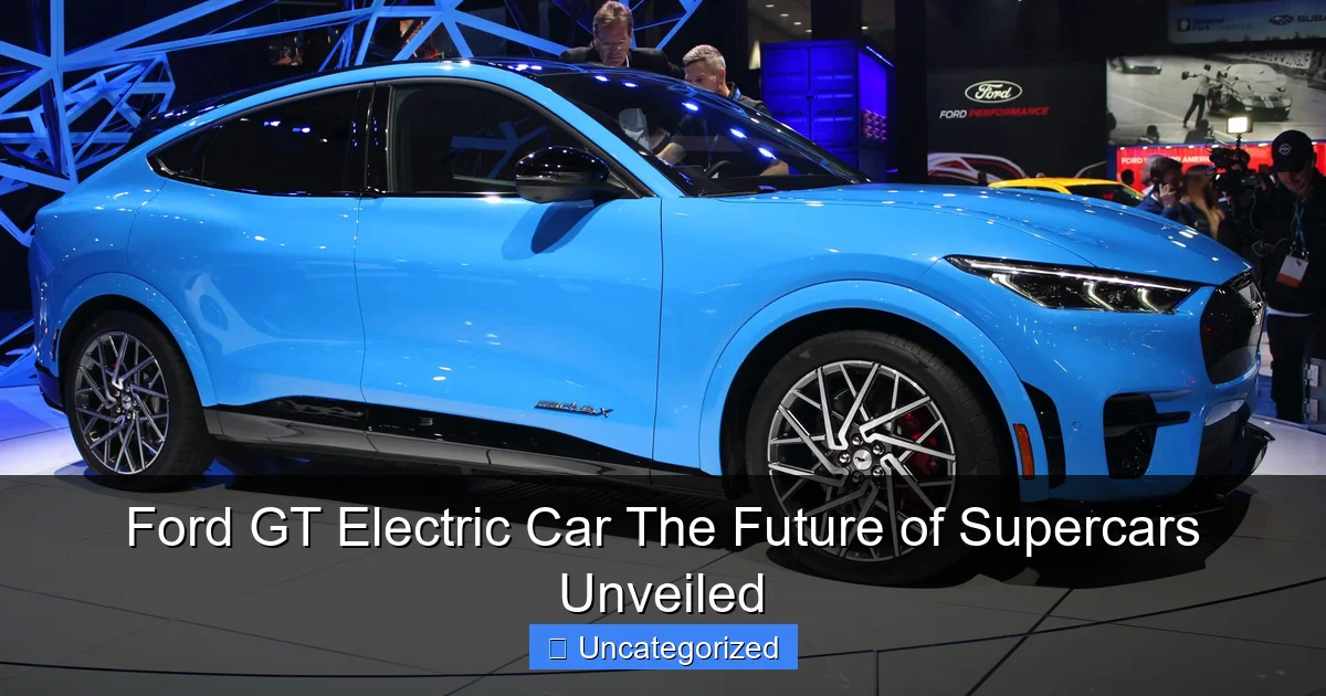 Ford GT Electric Car The Future of Supercars Unveiled