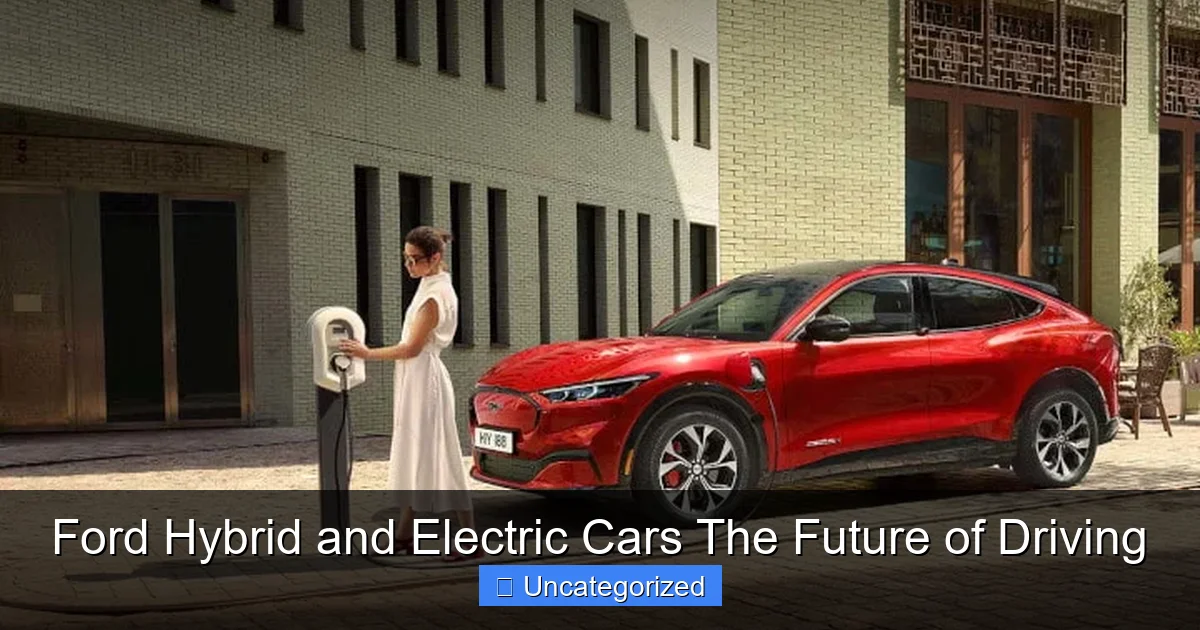 Ford Hybrid and Electric Cars The Future of Driving