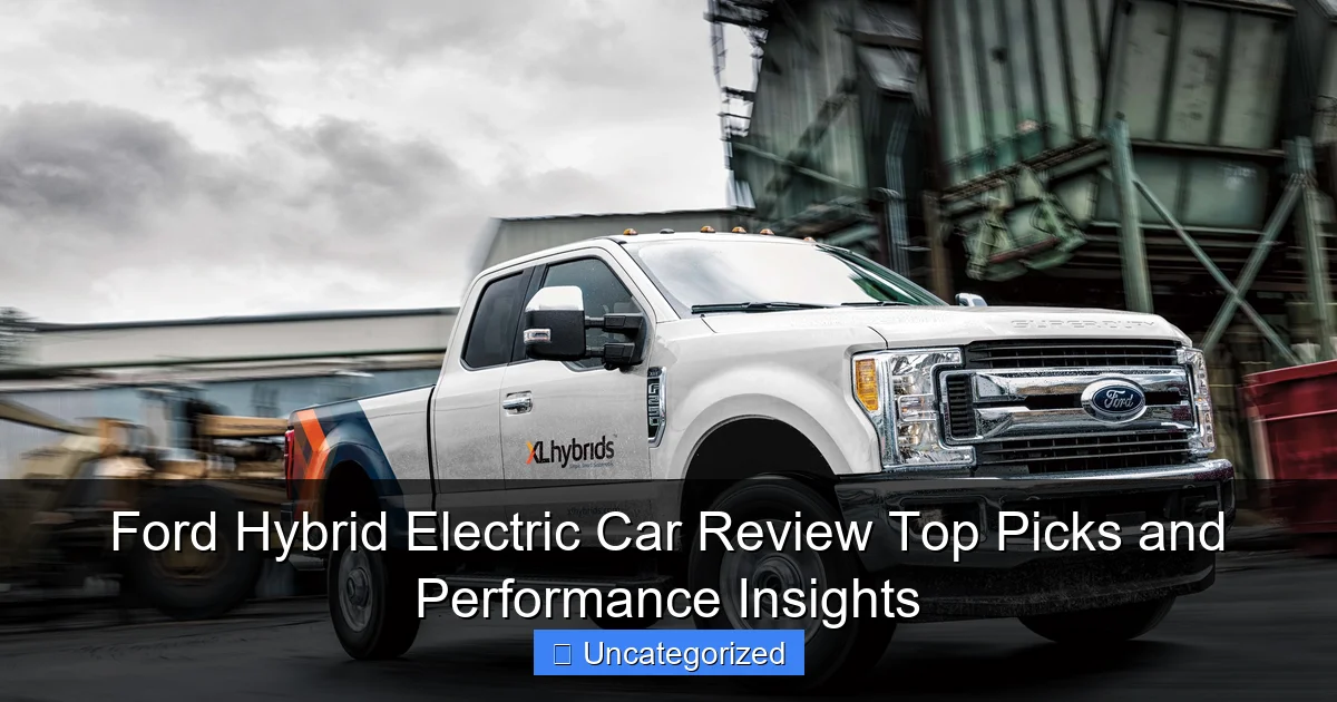 Ford Hybrid Electric Car Review Top Picks and Performance Insights