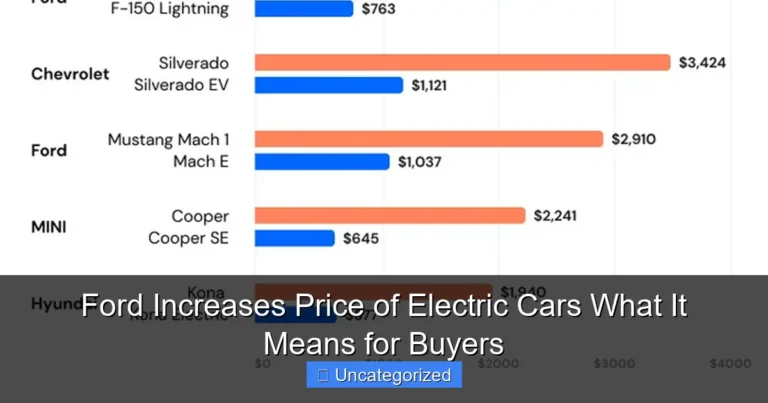 Ford Increases Price of Electric Cars What It Means for Buyers