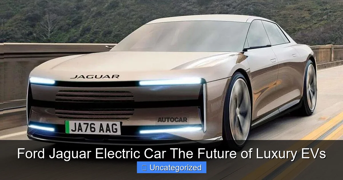 Ford Jaguar Electric Car The Future of Luxury EVs