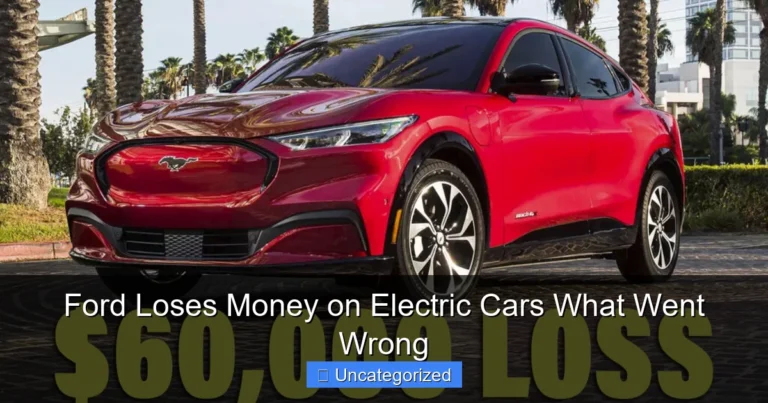 Ford Loses Money on Electric Cars What Went Wrong