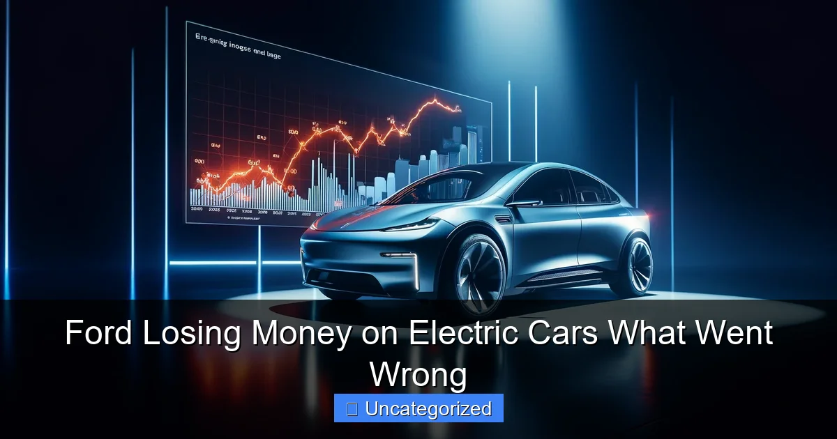 Ford Losing Money on Electric Cars What Went Wrong