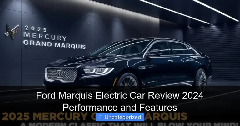 Ford Marquis Electric Car Review 2024 Performance and Features