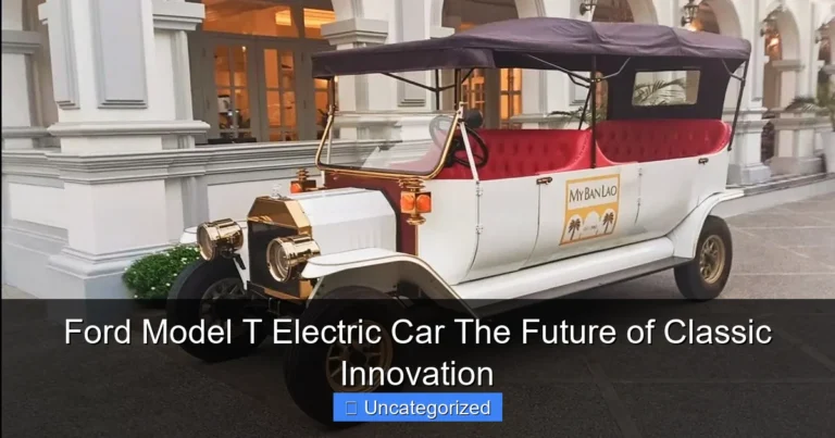 Ford Model T Electric Car The Future of Classic Innovation