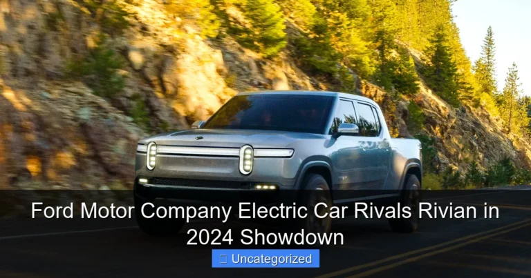 Ford Motor Company Electric Car Rivals Rivian in 2024 Showdown