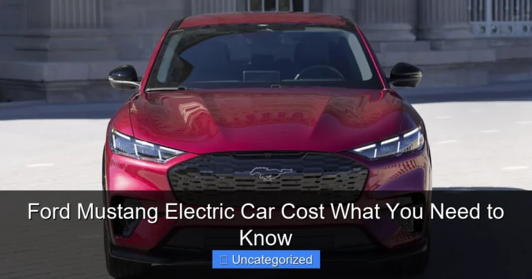 Ford Mustang Electric Car Cost What You Need to Know