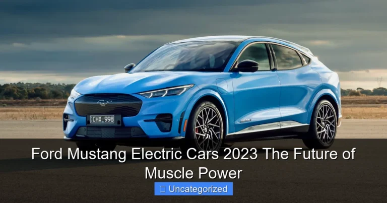 Ford Mustang Electric Cars 2023 The Future of Muscle Power