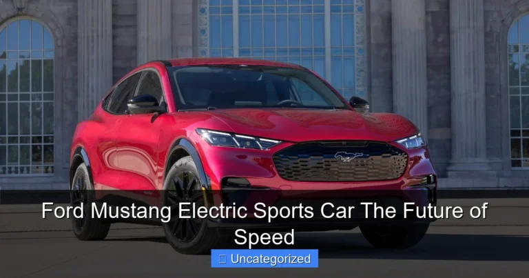 Ford Mustang Electric Sports Car The Future of Speed