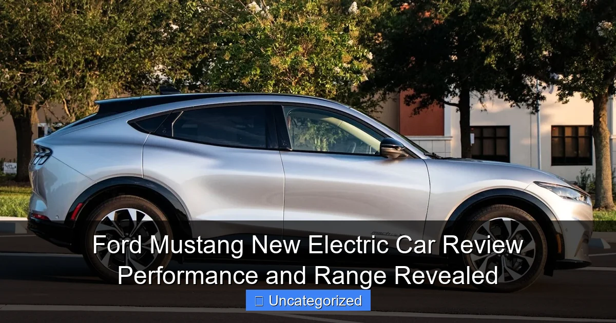 Ford Mustang New Electric Car Review Performance and Range Revealed