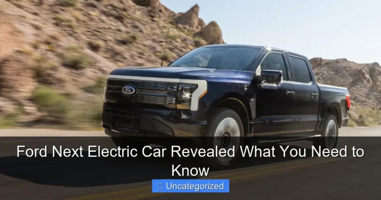 Ford Next Electric Car Revealed What You Need to Know