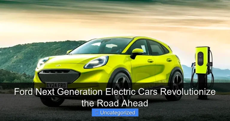 Ford Next Generation Electric Cars Revolutionize the Road Ahead