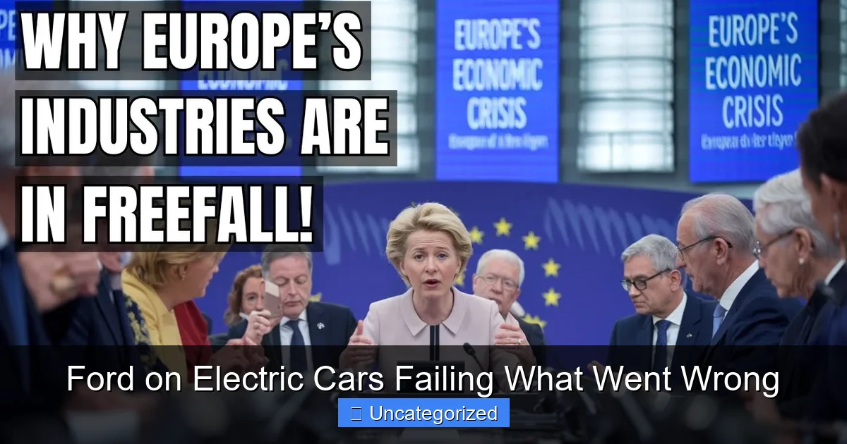 Ford on Electric Cars Failing What Went Wrong